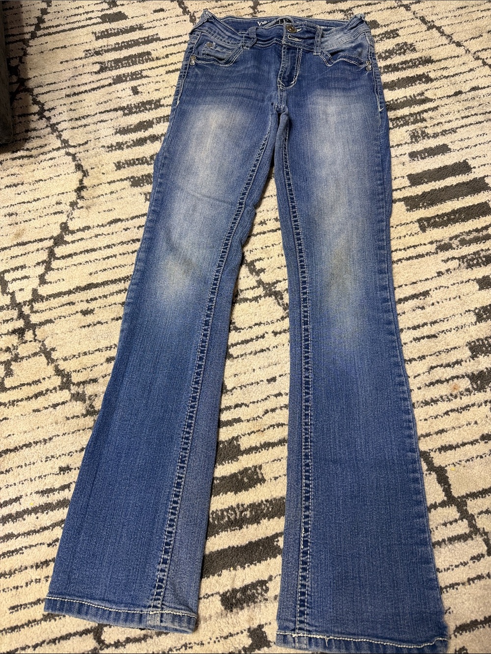 Wallflower Medium Blue Flared Women’s Jeans